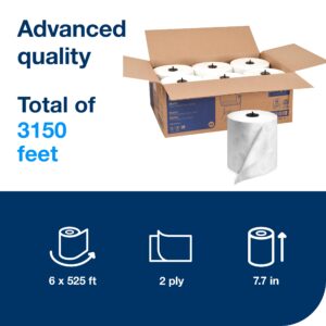Essity Tork Advanced Matic Hand Towel Roll White 7.8" X 525' 2-Ply 6 / cs