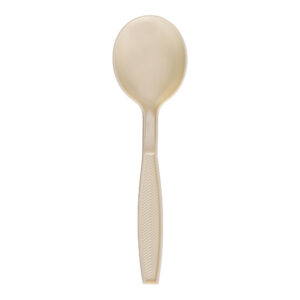 Empress Heavy Weight Soupspoon Polystyrene Champagne Dense Pack 1000 / cs