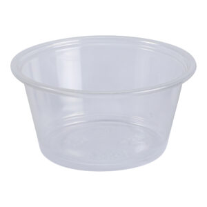 Empress Plastic Portion Cup 3.25 oz, Clear 2500 / cs
