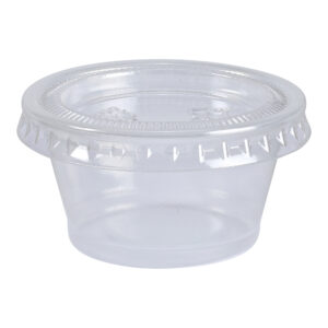 Empress Lid for .75oz and 1oz Plastic Portion Cup 2500 / cs