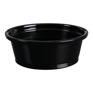 Empress Plastic Portion Cup 1.5oz Black 2500 / cs