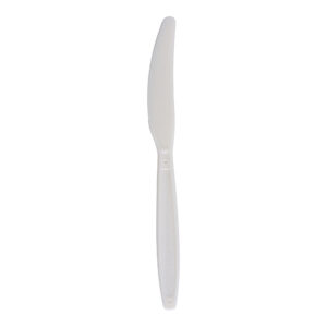 Dart Knife Medium Weight 6.5", White, PP 1000 / cs