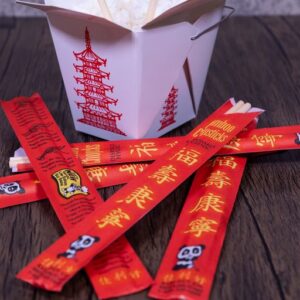 Wrapped Chopsticks Red Env -