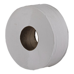 Nova 2-Ply Jumbo Tissue - VIRGIN 3.3" x 1000', 9", White 12 / cs