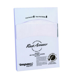 Hospeco Toilet Seat Cover 1/4 Fold 200Q Green Seal 25 / 200 cs