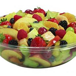 Sabert 5lb. Round Bowl Clear 80 oz. 50 / cs