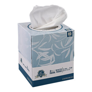 Empress Facial Tissue Cubed 7.75" x 7.5", White, 2-Ply 36 / 85 cs