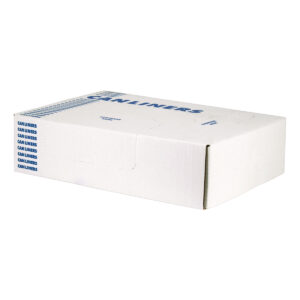 Heritage Bag 24 x 23 LLDPE .9 Mil Black Indiv Folded Can Liners 8-10 Gallon 500 / cs