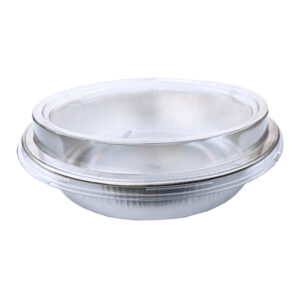 HFA Handi-Stax Round Smoothwall w/Lids 7' Clear 50 / cs