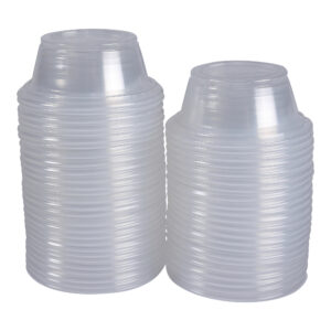 Empress Plastic Squat Portion Cup 1 oz Clear 50 / 50 cs