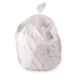 Heritage Bag 40X46 LLDPE Clear 1.50 Mil Flat Pack Can Liners 40-45 Gallon 100 / cs