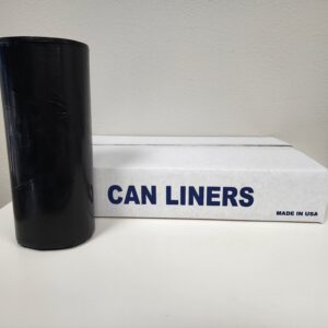 Royalty High Density Trash Can Liner 40x48 22mic Black 150/cs -