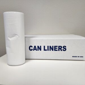 Pinnacle Plastics 30x37 Star Seal 8 Microns Natural High Density Liner Coreless 20 / 25 cs