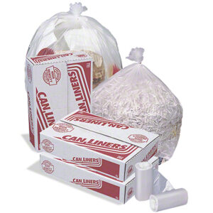 Pitt Plastics 40x48 16 mic Natural Hi-D Coreless Can Liner 250 / cs