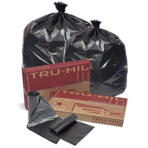 Pitt Plastics 40x46 XX-Heavy Black 1.8 mil TRU-MIL liner 100 / cs
