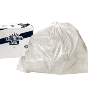 Performance Plus 7-10 gal Perf Trash Bags 20 ml, 24 x 24 Clear 20 / 50 cs