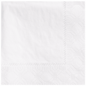 Hoffmaster 9.5" X 9.5" White Beverage Napkin 2-Ply 1/4 Fold Regal Emboss 4 / 250 cs