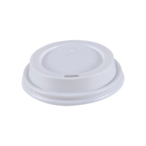 10-24oz White Sip Thru Hot Cup Lid, 90mm