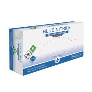 Royalty Premier Blue Exam Powder Free Gloves